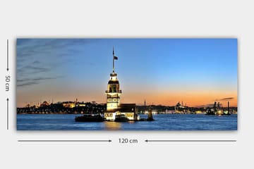 Canvastavla YTY Cities & Countries Flerfärgad - 120x50 cm - Inredning - Tavlor & posters - Canvastavla