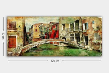 Canvastavla YTY Cities & Countries Flerfärgad - 120x50 cm - Inredning - Tavlor & posters - Canvastavla