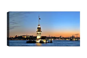 Canvastavla YTY Cities & Countries Flerfärgad - 120x50 cm - Inredning - Tavlor & posters - Canvastavla