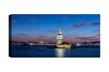 Canvastavla YTY Cities & Countries Flerfärgad - 120x50 cm - Inredning - Tavlor & posters - Canvastavla