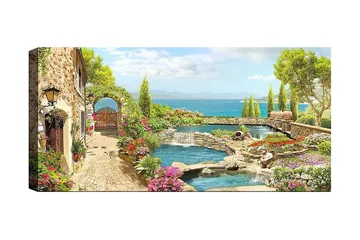 Canvastavla YTY Cities & Countries Flerfärgad - 120x50 cm - Inredning - Tavlor & posters - Canvastavla