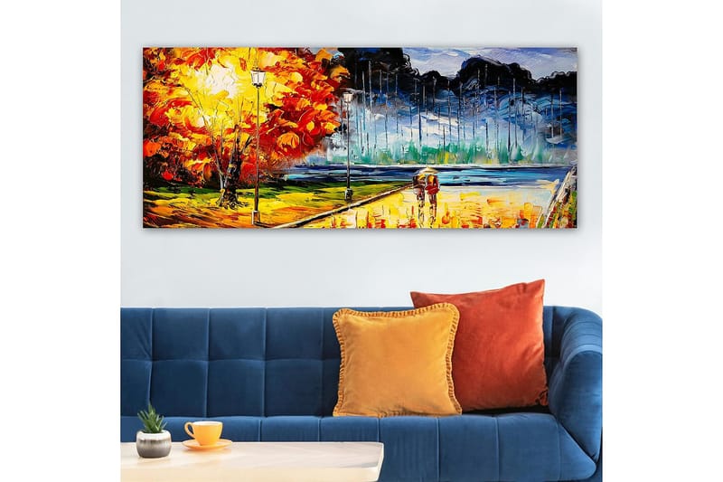 Canvastavla YTY Cities & Countries Flerfärgad - 120x50 cm - Inredning - Tavlor & posters - Canvastavla