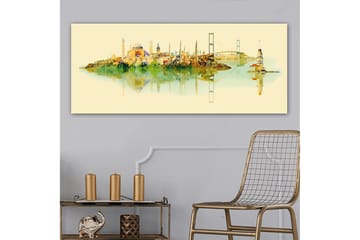 Canvastavla YTY Cities & Countries Flerfärgad - 120x50 cm - Inredning - Tavlor & posters - Canvastavla