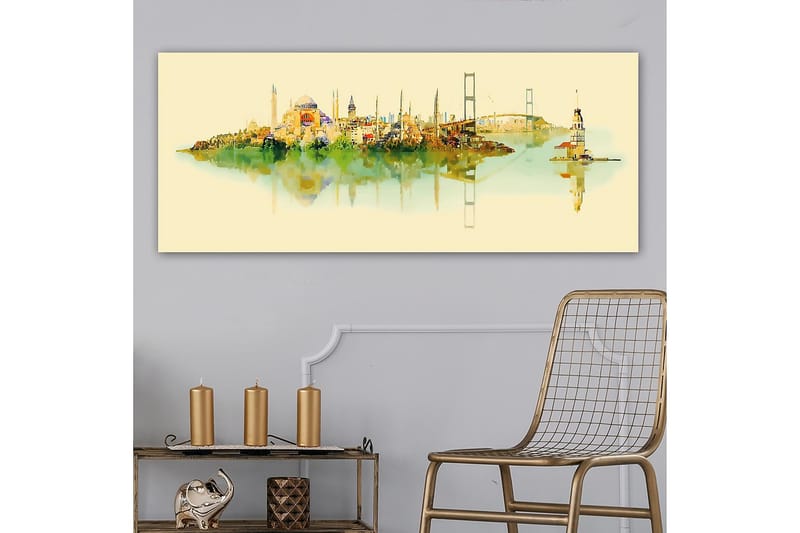 Canvastavla YTY Cities & Countries Flerfärgad - 120x50 cm - Inredning - Tavlor & posters - Canvastavla