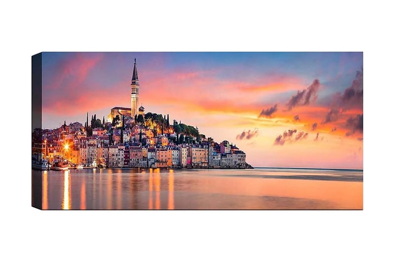 Canvastavla YTY Cities & Countries Flerfärgad, 120x50 cm