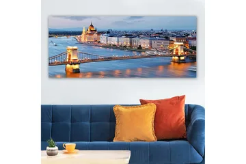 Canvastavla YTY Cities & Countries Flerfärgad - 120x50 cm - Inredning - Tavlor & posters - Canvastavla