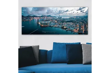 Canvastavla YTY Cities & Countries Flerfärgad - 120x50 cm - Inredning - Tavlor & posters - Canvastavla