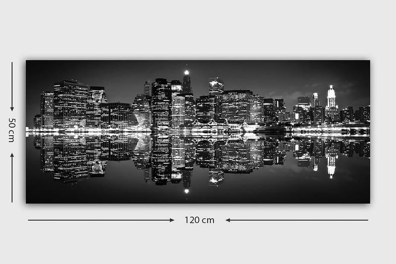 Canvastavla YTY Cities & Countries Flerfärgad - 120x50 cm - Inredning - Tavlor & posters - Canvastavla
