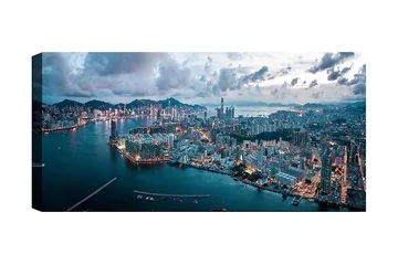 Canvastavla YTY Cities & Countries Flerfärgad - 120x50 cm - Inredning - Tavlor & posters - Canvastavla