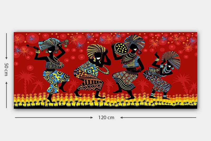 Canvastavla YTY Culture Flerfärgad - 120x50 cm - Inredning - Tavlor & posters - Canvastavla
