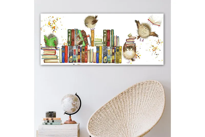 Canvastavla YTY Curiosities Flerfärgad - 120x50 cm - Inredning - Tavlor & posters - Canvastavla