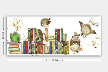 Canvastavla YTY Curiosities Flerfärgad - 120x50 cm - Inredning - Tavlor & posters - Canvastavla