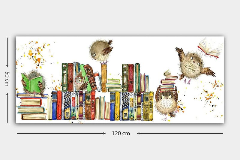Canvastavla YTY Curiosities Flerfärgad - 120x50 cm - Inredning - Tavlor & posters - Canvastavla