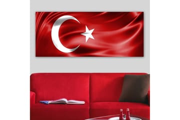 Canvastavla YTY Flag Flerfärgad - 120x50 cm - Inredning - Tavlor & posters - Canvastavla