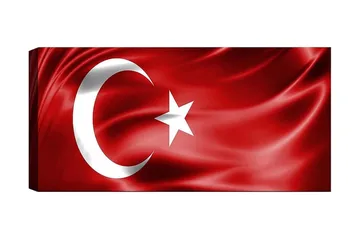 Canvastavla YTY Flag Flerfärgad - 120x50 cm - Inredning - Tavlor & posters - Canvastavla