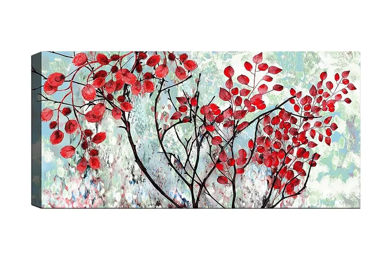 Canvastavla YTY Floral & Botanical Flerfärgad, 120x50 cm