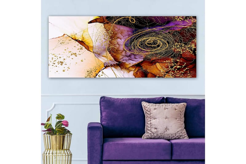 Canvastavla YTY Floral & Botanical Flerfärgad - 120x50 cm - Inredning - Tavlor & posters - Canvastavla