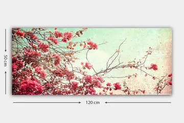 Canvastavla YTY Floral & Botanical Flerfärgad - 120x50 cm - Inredning - Tavlor & posters - Canvastavla