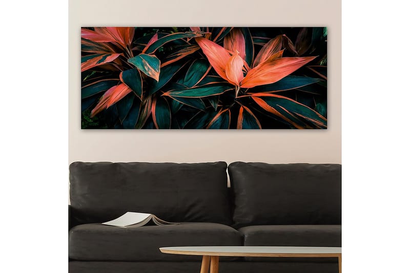 Canvastavla YTY Floral & Botanical Flerfärgad - 120x50 cm - Inredning - Tavlor & posters - Canvastavla