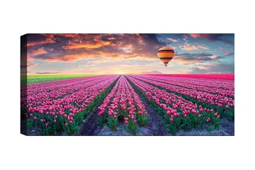 Canvastavla YTY Floral & Botanical Flerfärgad - 120x50 cm - Inredning - Tavlor & posters - Canvastavla