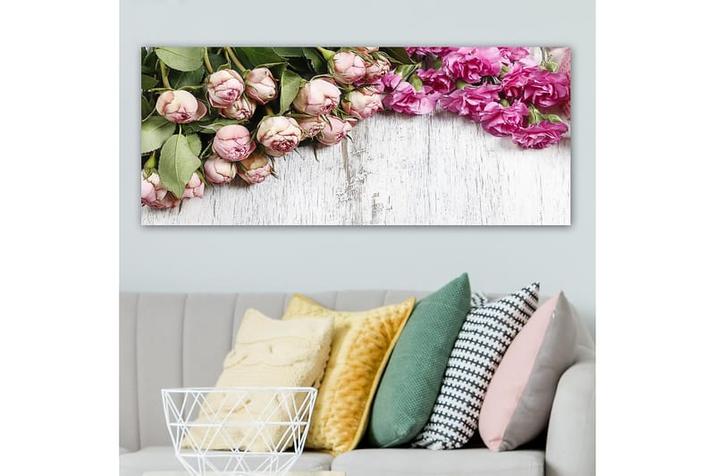 Canvastavla YTY Floral & Botanical Flerfärgad - 120x50 cm - Inredning - Tavlor & posters - Canvastavla