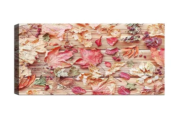 Canvastavla YTY Floral & Botanical Flerfärgad - 120x50 cm - Inredning - Tavlor & posters - Canvastavla