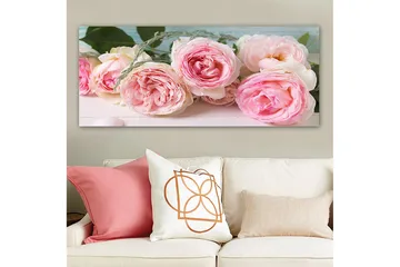 Canvastavla YTY Floral & Botanical Flerfärgad - 120x50 cm - Inredning - Tavlor & posters - Canvastavla