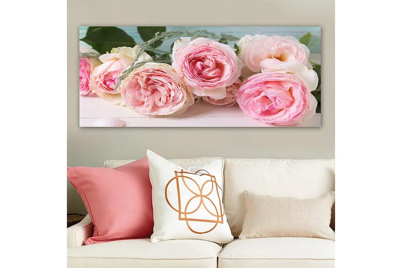 Canvastavla YTY Floral & Botanical Flerfärgad - 120x50 cm - Inredning - Tavlor & posters - Canvastavla