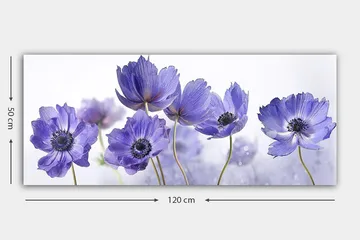 Canvastavla YTY Floral & Botanical Flerfärgad - 120x50 cm - Inredning - Tavlor & posters - Canvastavla