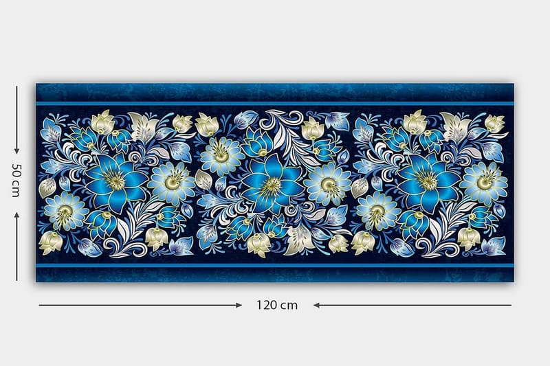 Canvastavla YTY Floral & Botanical Flerfärgad - 120x50 cm - Inredning - Tavlor & posters - Canvastavla