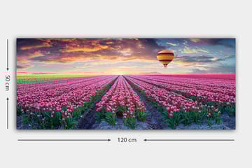 Canvastavla YTY Floral & Botanical Flerfärgad - 120x50 cm - Inredning - Tavlor & posters - Canvastavla