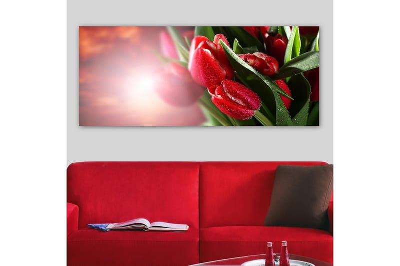 Canvastavla YTY Floral & Botanical Flerfärgad - 120x50 cm - Inredning - Tavlor & posters - Canvastavla