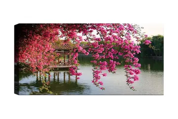 Canvastavla YTY Floral & Botanical Flerfärgad - 120x50 cm - Inredning - Tavlor & posters - Canvastavla