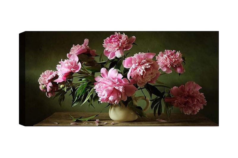 Canvastavla YTY Floral & Botanical Flerfärgad - 120x50 cm - Inredning - Tavlor & posters - Canvastavla