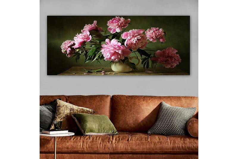 Canvastavla YTY Floral & Botanical Flerfärgad - 120x50 cm - Inredning - Tavlor & posters - Canvastavla