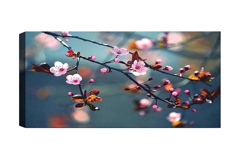 Canvastavla YTY Floral & Botanical Flerfärgad - 120x50 cm - Inredning - Tavlor & posters - Canvastavla