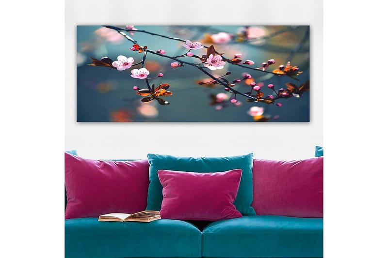 Canvastavla YTY Floral & Botanical Flerfärgad - 120x50 cm - Inredning - Tavlor & posters - Canvastavla