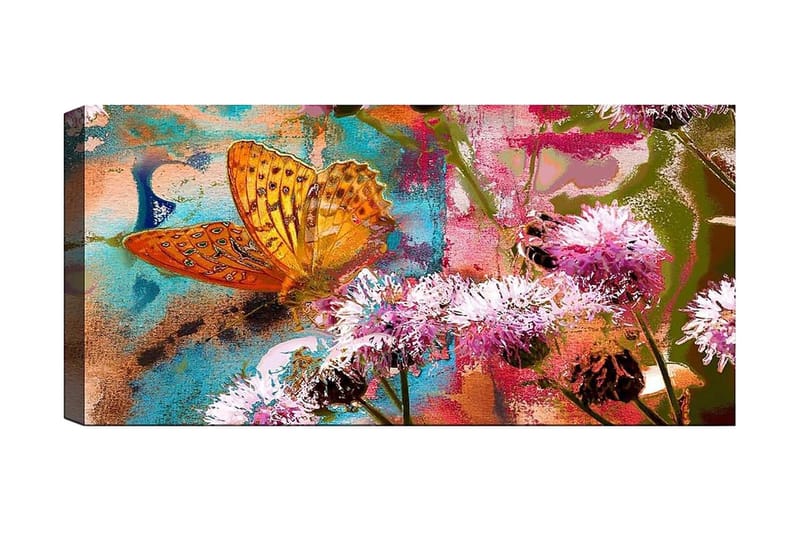 Canvastavla YTY Floral & Botanical Flerfärgad - 120x50 cm - Inredning - Tavlor & posters - Canvastavla