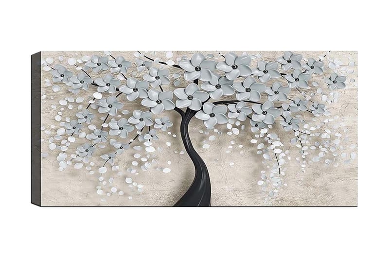 Canvastavla YTY Floral & Botanical Flerfärgad - 120x50 cm - Inredning - Tavlor & posters - Canvastavla