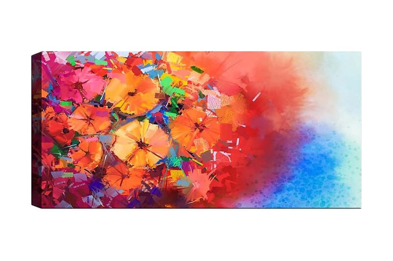 Canvastavla YTY Floral & Botanical Flerfärgad - 120x50 cm - Inredning - Tavlor & posters - Canvastavla