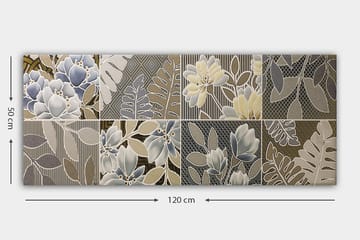 Canvastavla YTY Floral & Botanical Flerfärgad - 120x50 cm - Inredning - Tavlor & posters - Canvastavla
