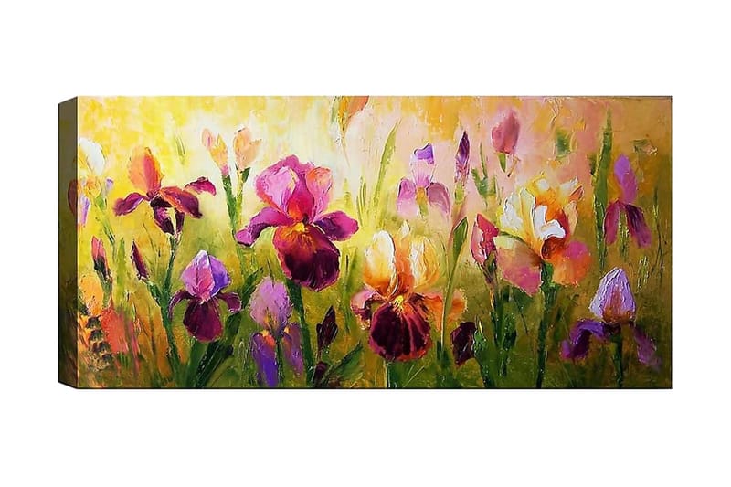 Canvastavla YTY Floral & Botanical Flerfärgad - 120x50 cm - Inredning - Tavlor & posters - Canvastavla