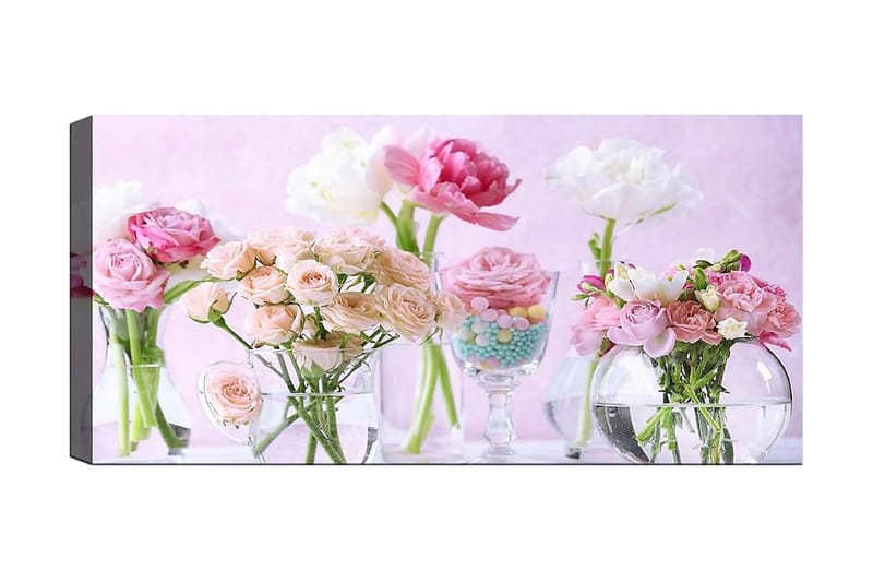 Canvastavla YTY Floral & Botanical Flerfärgad - 120x50 cm - Inredning - Tavlor & posters - Canvastavla