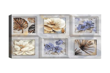 Canvastavla YTY Floral & Botanical Flerfärgad - 120x50 cm - Inredning - Tavlor & posters - Canvastavla