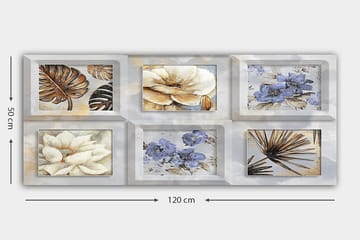 Canvastavla YTY Floral & Botanical Flerfärgad - 120x50 cm - Inredning - Tavlor & posters - Canvastavla