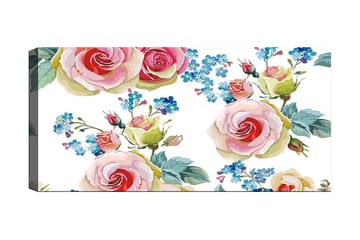 Canvastavla YTY Floral & Botanical Flerfärgad - 120x50 cm - Inredning - Tavlor & posters - Canvastavla