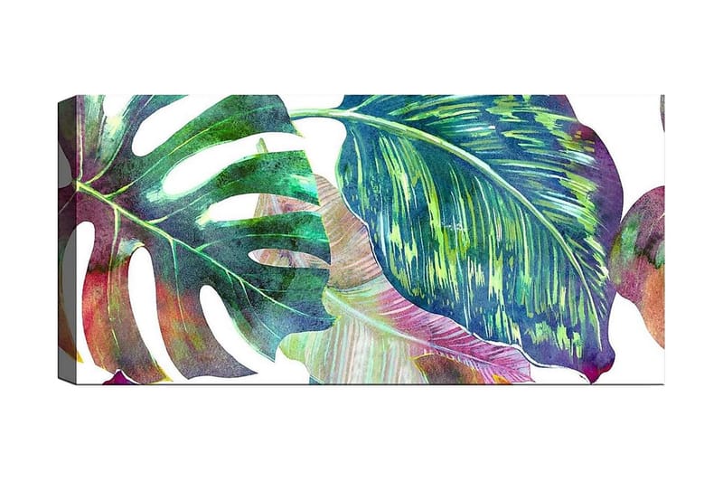 Canvastavla YTY Floral & Botanical Flerfärgad - 120x50 cm - Inredning - Tavlor & posters - Canvastavla