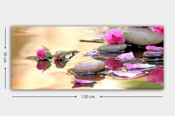 Canvastavla YTY Floral & Botanical Flerfärgad - 120x50 cm - Inredning - Tavlor & posters - Canvastavla