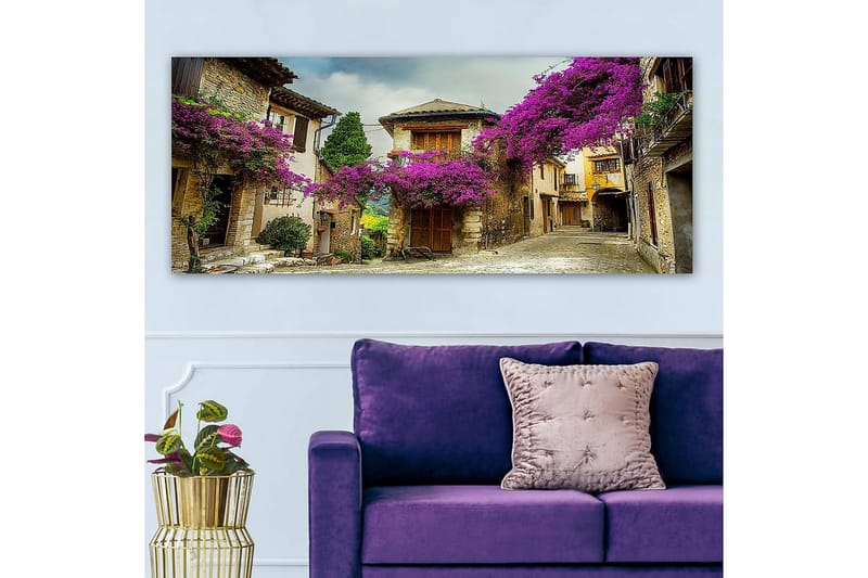 Canvastavla YTY Floral & Botanical Flerfärgad - 120x50 cm - Inredning - Tavlor & posters - Canvastavla