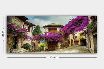 Canvastavla YTY Floral & Botanical Flerfärgad - 120x50 cm - Inredning - Tavlor & posters - Canvastavla
